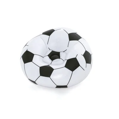 Bestway 1.14m x 1.12m x 66cm beanless soccer ball chair (contents:1 chair, repair patch) age 6